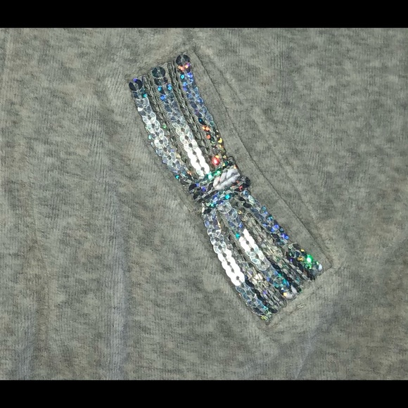 FINAL PRICE -- Kids grey velour set size medium 7/8 - Picture 3 of 7